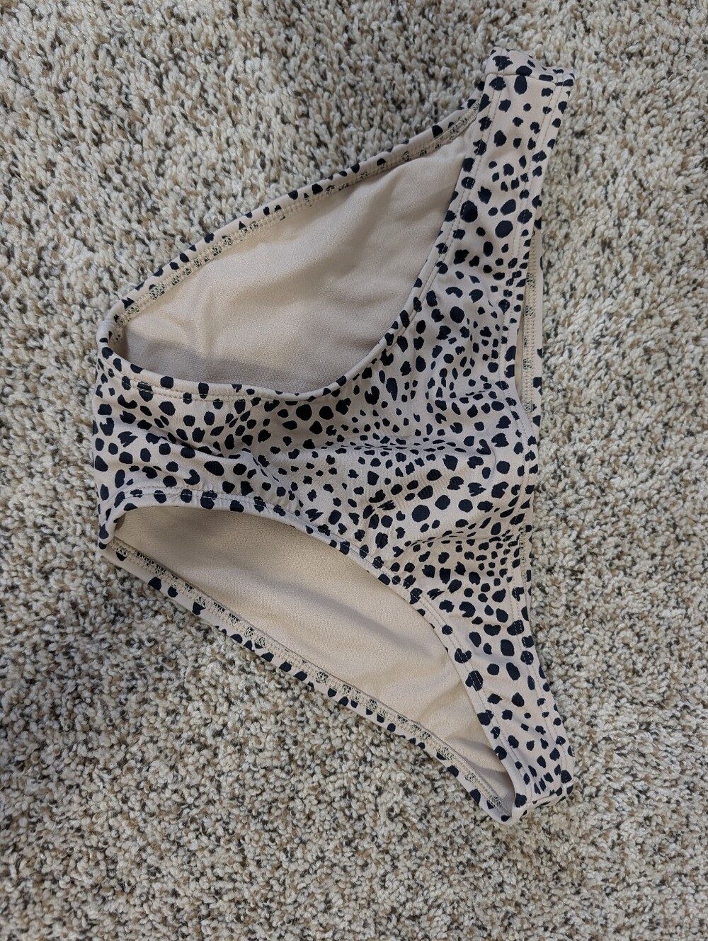 Xhilaration Beige and Black Leopard Print Bikini Bottom